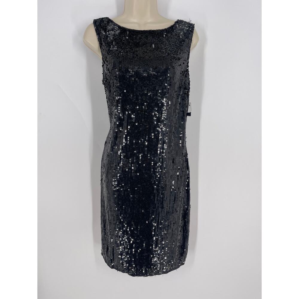 Beaded Black Dress (B10#9)